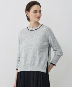 L size ONWARD(大きいサイズ) / エルサイズオンワード ニット・セーター | コットンツイスター クルーネックニット