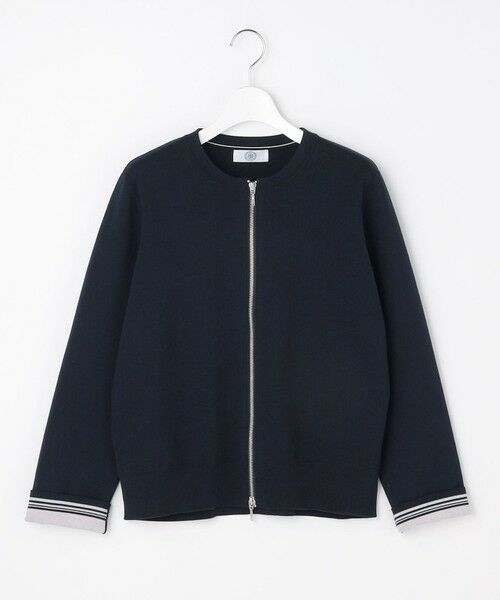 L size ONWARD(大きいサイズ) / エルサイズオンワード ブルゾン | INTERLOCK ニット ブルゾン | 詳細6