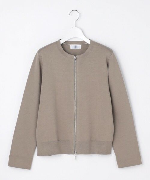 L size ONWARD(大きいサイズ) / エルサイズオンワード ブルゾン | INTERLOCK ニット ブルゾン | 詳細10