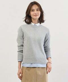 L size ONWARD(大きいサイズ) / エルサイズオンワード ニット・セーター | Reeves Shine クルーネック ニット