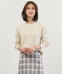 L size ONWARD(大きいサイズ) / エルサイズオンワード ニット・セーター | CABLE ニット