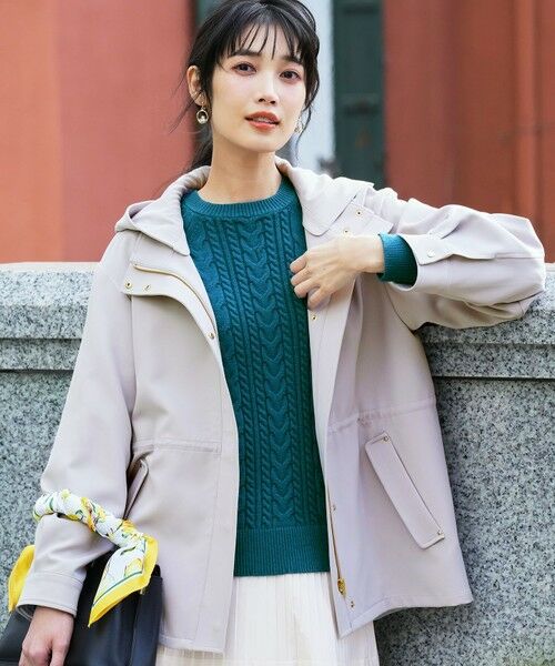 L size ONWARD(大きいサイズ) / エルサイズオンワード ニット・セーター | ケーブル ニット プルオーバー | 詳細6