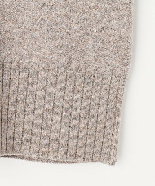 L size ONWARD(大きいサイズ) / エルサイズオンワード ニット・セーター | リブポイント ニット | 詳細4