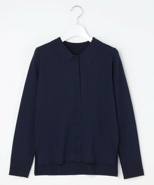 L size ONWARD(大きいサイズ) / エルサイズオンワード ニット・セーター | ポロカラーリブ ニット | 詳細22