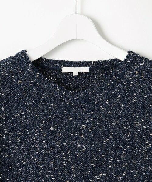L size ONWARD(大きいサイズ) / エルサイズオンワード ニット・セーター | 【1枚で華やぐ】ラメノットスパングル ニット | 詳細3