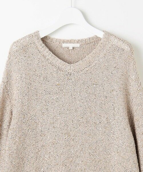 L size ONWARD(大きいサイズ) / エルサイズオンワード ニット・セーター | ラメノットスパングル ニット | 詳細5