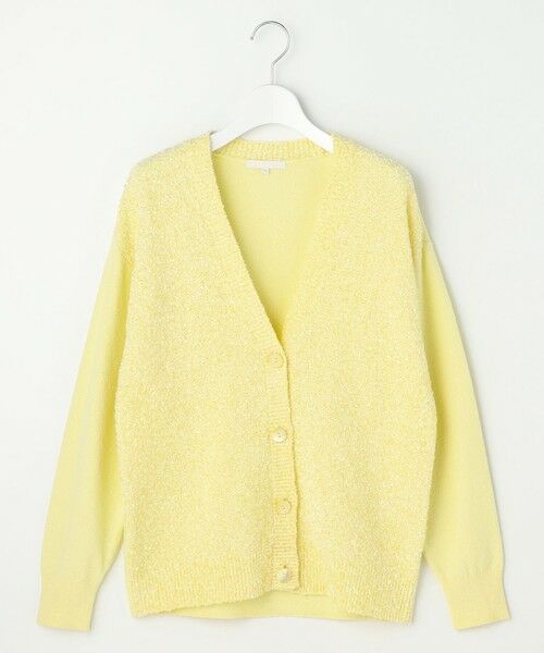 L size ONWARD(大きいサイズ) / エルサイズオンワード カーディガン・ボレロ | ブークレミックスツイードニット カーディガン | 詳細3