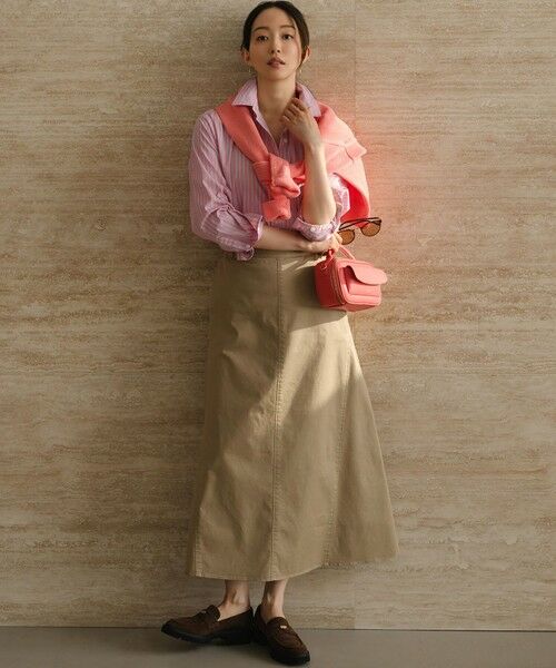 L size ONWARD(大きいサイズ) / エルサイズオンワード ニット・セーター | 【Oggi掲載】コットンギマ クルーネック ニット | 詳細1