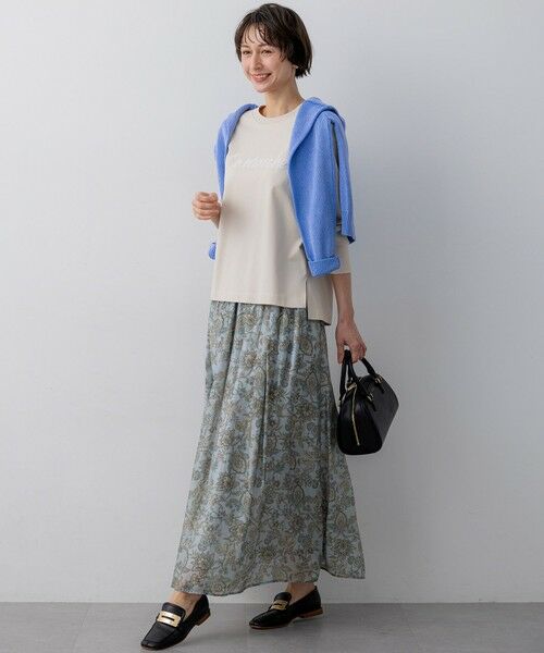 L size ONWARD(大きいサイズ) / エルサイズオンワード ニット・セーター | コットンギマ クルーネック ニット | 詳細19