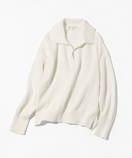 L size ONWARD(大きいサイズ) / エルサイズオンワード ニット・セーター | コットンギマ スキッパー ニット | 詳細10