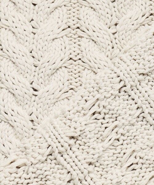 L size ONWARD(大きいサイズ) / エルサイズオンワード ベスト | ケーブル ニットベスト | 詳細8