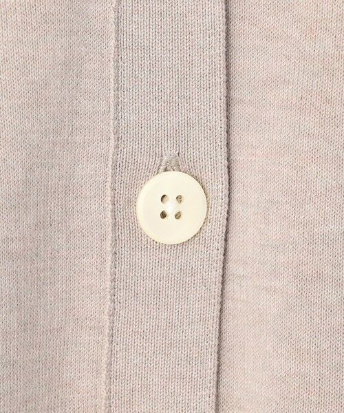 L size ONWARD(大きいサイズ) / エルサイズオンワード カーディガン・ボレロ | バイカラーダブルフェイス ニット カーディガン | 詳細10