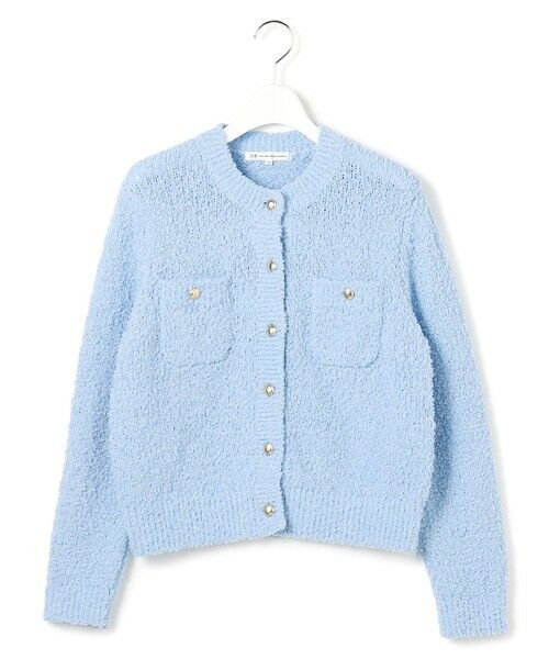 L size ONWARD(大きいサイズ) / エルサイズオンワード カーディガン・ボレロ | ファンシーツィーディー ポケットデザイン カーディガン | 詳細7