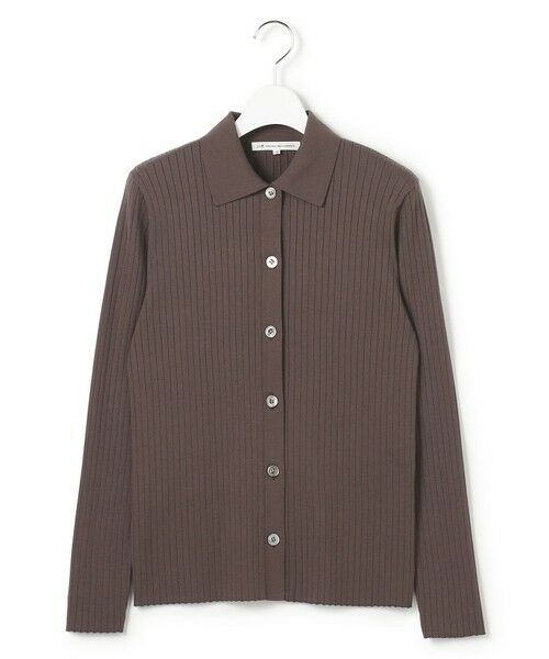 L size ONWARD(大きいサイズ) / エルサイズオンワード カーディガン・ボレロ | 【一部先行予約】ワイドリブ ポロニット カーディガン | 詳細13