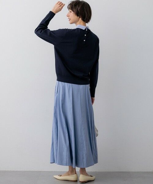 L size ONWARD(大きいサイズ) / エルサイズオンワード ニット・セーター | 【WEB&一部店舗限定】ビジューデザイン 2WAY ニット | 詳細19