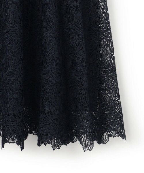 L size ONWARD(大きいサイズ) / エルサイズオンワード ドレス | 【APPLAUDIR】Brocheリボンブーケレース ドレス | 詳細14