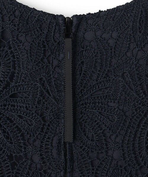 L size ONWARD(大きいサイズ) / エルサイズオンワード ドレス | 【APPLAUDIR】Brocheリボンブーケレース ドレス | 詳細15