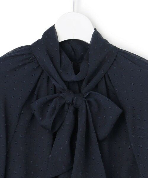 L size ONWARD(大きいサイズ) / エルサイズオンワード ドレス | 【APPLAUDIR】ドットクレープシフォン ドレス | 詳細8
