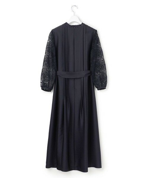 L size ONWARD(大きいサイズ) / エルサイズオンワード ドレス | 【APPLAUDIR】ノーブルサテン リボンブーケレースコンビ ドレス | 詳細20