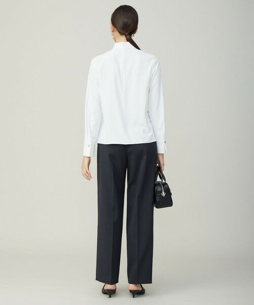 L size ONWARD(大きいサイズ) / エルサイズオンワード その他パンツ | ハイツイストダブルクロス ワイドパンツ | 詳細18