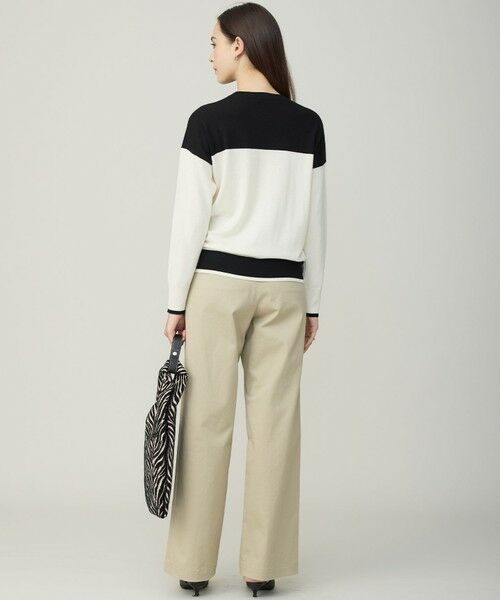 L size ONWARD(大きいサイズ) / エルサイズオンワード チノ・ワークパンツ | オーガニックコットンツイル カーブパンツ | 詳細2