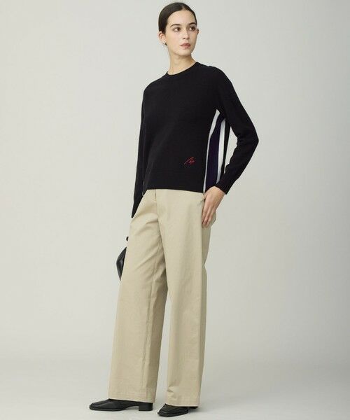 L size ONWARD(大きいサイズ) / エルサイズオンワード チノ・ワークパンツ | オーガニックコットンツイル カーブパンツ | 詳細3