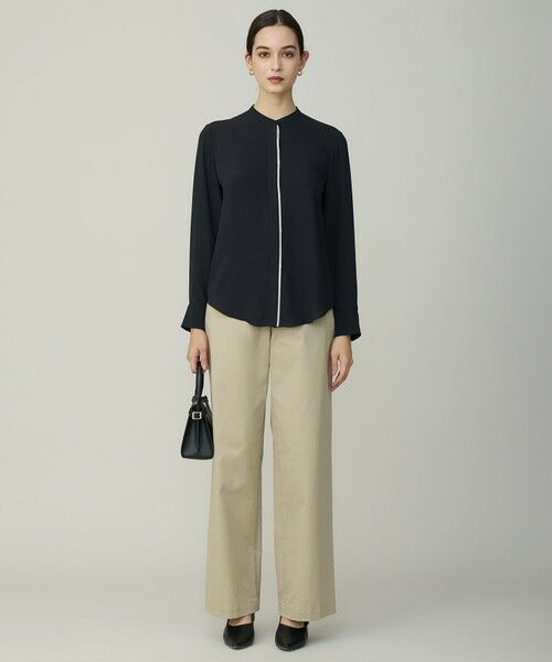 L size ONWARD(大きいサイズ) / エルサイズオンワード チノ・ワークパンツ | オーガニックコットンツイル カーブパンツ | 詳細7