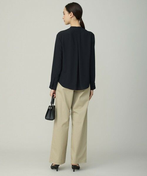 L size ONWARD(大きいサイズ) / エルサイズオンワード チノ・ワークパンツ | オーガニックコットンツイル カーブパンツ | 詳細8