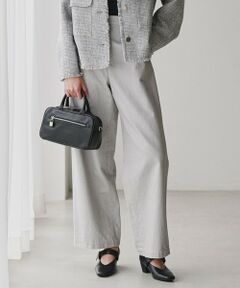 L size ONWARD(大きいサイズ) / エルサイズオンワード デニムパンツ | コットンカラーデニム カーブパンツ