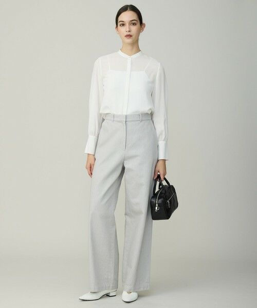 L size ONWARD(大きいサイズ) / エルサイズオンワード デニムパンツ | コットンカラーデニム カーブパンツ | 詳細6