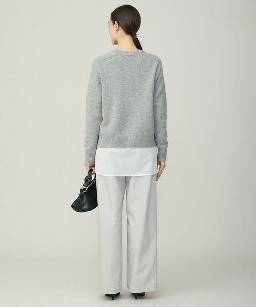 L size ONWARD(大きいサイズ) / エルサイズオンワード デニムパンツ | コットンカラーデニム カーブパンツ | 詳細8