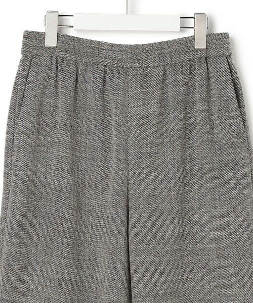 L size ONWARD(大きいサイズ) / エルサイズオンワード その他パンツ | ライトスラブツイード ワイドパンツ | 詳細17