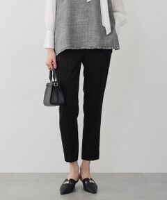 L size ONWARD(大きいサイズ) / エルサイズオンワード その他パンツ | アセテートダブルサテン スティックパンツ