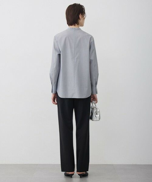 L size ONWARD(大きいサイズ) / エルサイズオンワード その他パンツ | ナイロンストレッチポンチ セミワイドパンツ | 詳細15