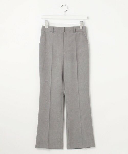 L size ONWARD(大きいサイズ) / エルサイズオンワード その他パンツ | 褒めらレディストレッチ セミフレア テーパードパンツ | 詳細3