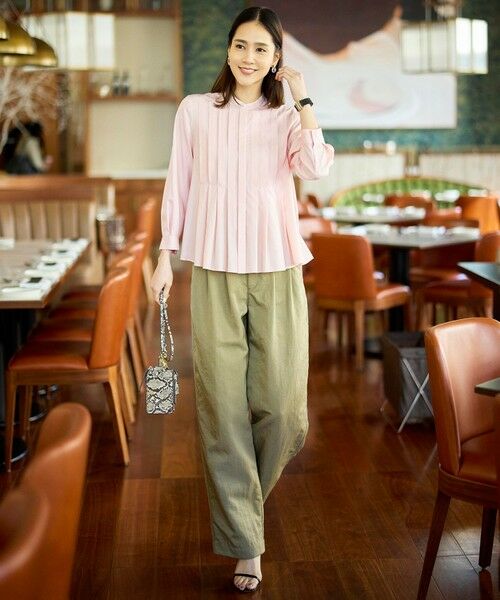 L size ONWARD(大きいサイズ) / エルサイズオンワード その他パンツ | 【SHIHOさん着用】ヴィンテージツイルナイロン パンツ | 詳細9