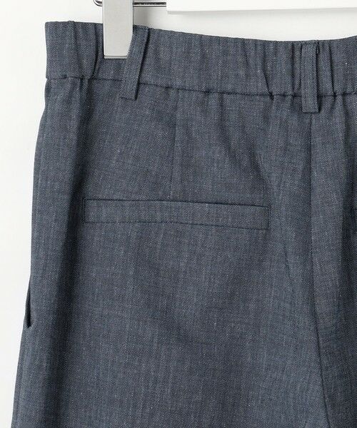 L size ONWARD(大きいサイズ) / エルサイズオンワード その他パンツ | 【セットアップ対応】ソフトリネンダンガリーワイド パンツ | 詳細9