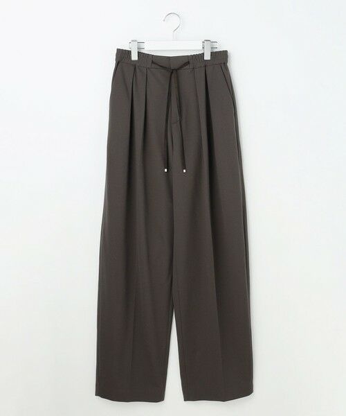 L size ONWARD(大きいサイズ) / エルサイズオンワード その他パンツ | 【19号サイズまで展開】ライトフィールカーブ パンツ（グレー）