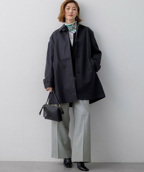 L size ONWARD(大きいサイズ) / エルサイズオンワード その他パンツ | TWギャバジン ワイドパンツ | 詳細9