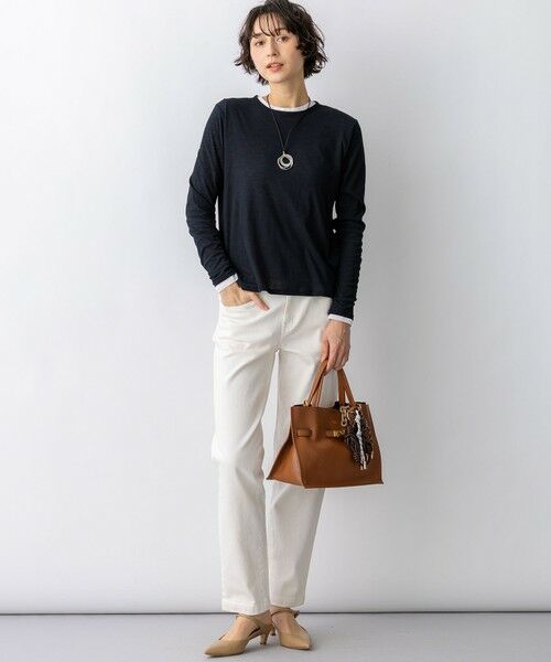 L size ONWARD(大きいサイズ) / エルサイズオンワード デニムパンツ | 23区DENIM ストレートフィット デニムパンツ | 詳細10