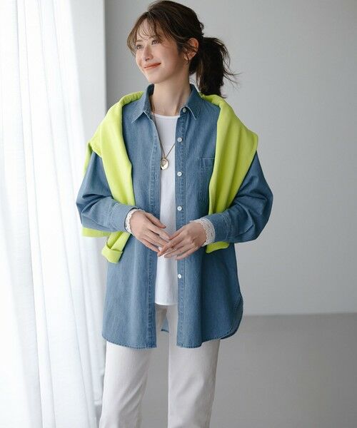 L size ONWARD(大きいサイズ) / エルサイズオンワード デニムパンツ | 23区DENIM ストレートフィット デニムパンツ | 詳細2