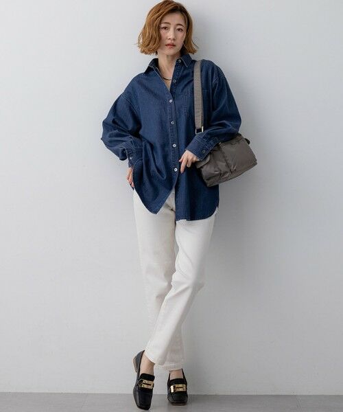 L size ONWARD(大きいサイズ) / エルサイズオンワード デニムパンツ | 23区DENIM ストレートフィット デニムパンツ | 詳細4