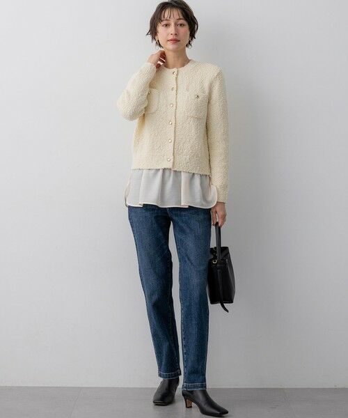 L size ONWARD(大きいサイズ) / エルサイズオンワード デニムパンツ | 23区DENIM ストレートフィット デニムパンツ | 詳細25