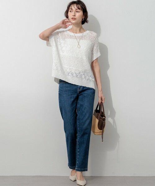 L size ONWARD(大きいサイズ) / エルサイズオンワード デニムパンツ | 23区DENIM ストレートフィット デニムパンツ | 詳細27