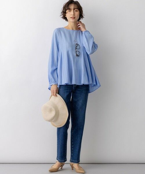 L size ONWARD(大きいサイズ) / エルサイズオンワード デニムパンツ | 23区DENIM ストレートフィット デニムパンツ | 詳細28