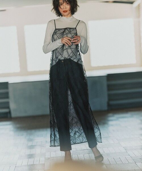 L size ONWARD(大きいサイズ) / エルサイズオンワード デニムパンツ | 23区DENIM ストレートフィット デニムパンツ | 詳細23