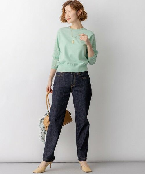 L size ONWARD(大きいサイズ) / エルサイズオンワード デニムパンツ | 23区DENIM ストレートフィット デニムパンツ | 詳細29