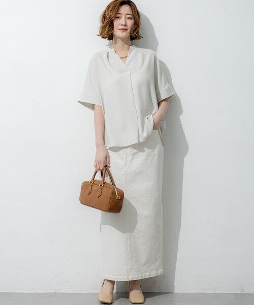 L size ONWARD(大きいサイズ) / エルサイズオンワード デニムスカート | 23区DENIM Iライン デニムスカート | 詳細5