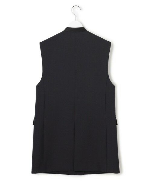 L size ONWARD(大きいサイズ) / エルサイズオンワード ベスト | ハイツイストダブルクロス ノーカラージレ | 詳細14