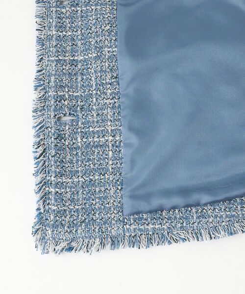 L size ONWARD(大きいサイズ) / エルサイズオンワード ベスト | ファンシーノットツイード ジレ | 詳細12